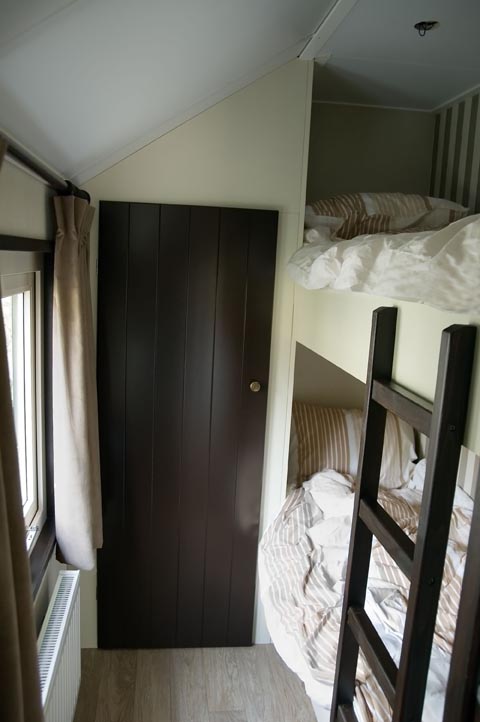 slaapkamer met stapelbed